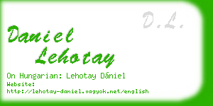 daniel lehotay business card
